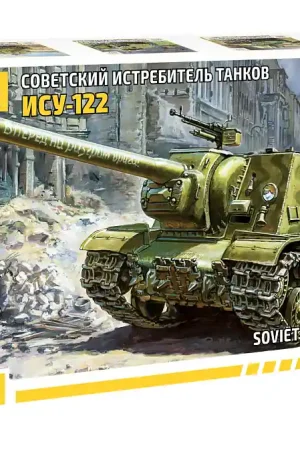 Zvezda 5054 ISU-122 tank Destroyer 1 72 Laatste Kans